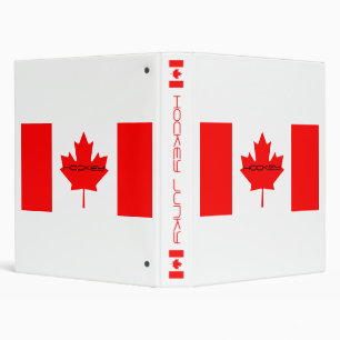 HOCKEY 3 RING BINDER