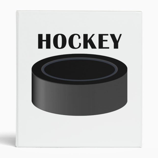 Hockey 3 Ring Binder (Front)