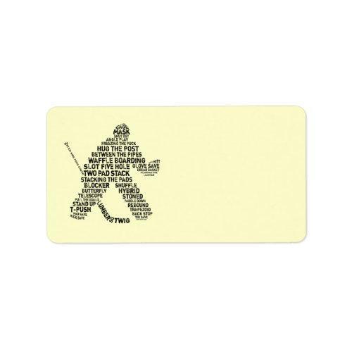 Hockey Address Labels