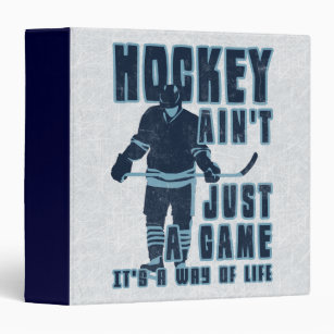 Hockey Ain't Just A Game Girls T-Shirt A Way Of Life Kids Boys 