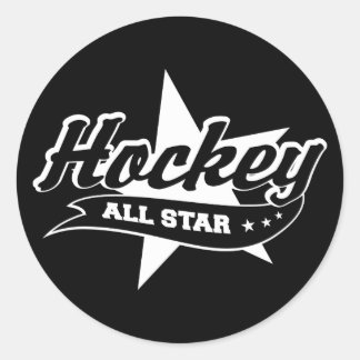 Hockey All Star Classic Round Sticker