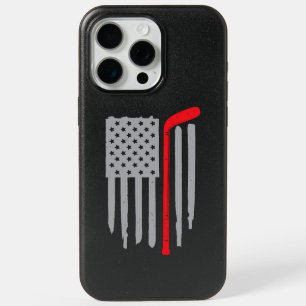 Hockey american flag iPhone 15 pro max case