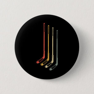 Hockey Apparel - Hockey Ice Hockey Player Gift 1 Button