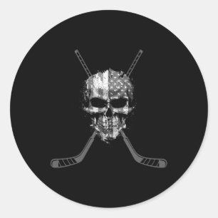 Hockey Apparel - Hockey  Ice Hockey Player Gift  1 Classic Round Sticker