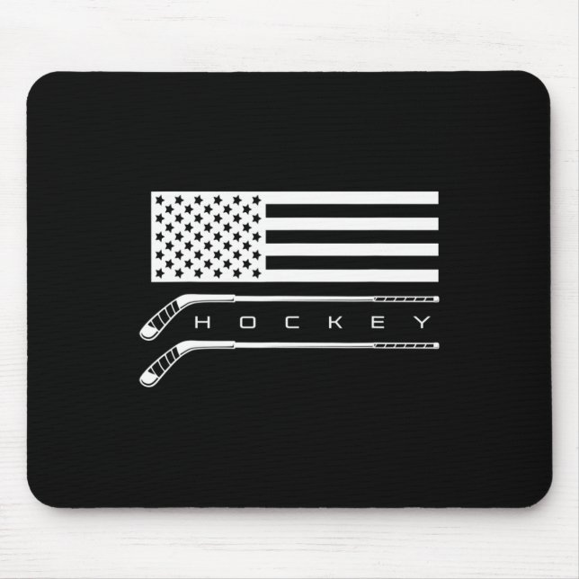 Hockey Apparel - Hockey  Ice Hockey Player Gift  1 Mouse Pad (Front)