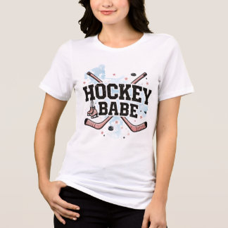 Hockey Babe - Beauty Meets Brutality Tri-Blend Shirt