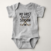 Hockey Baby My First Hockey Season Hockey Sticks