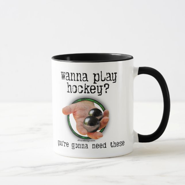 Hockey Balls Mug (Right)