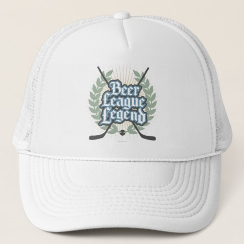 Hockey Beer League Legend Trucker Hat