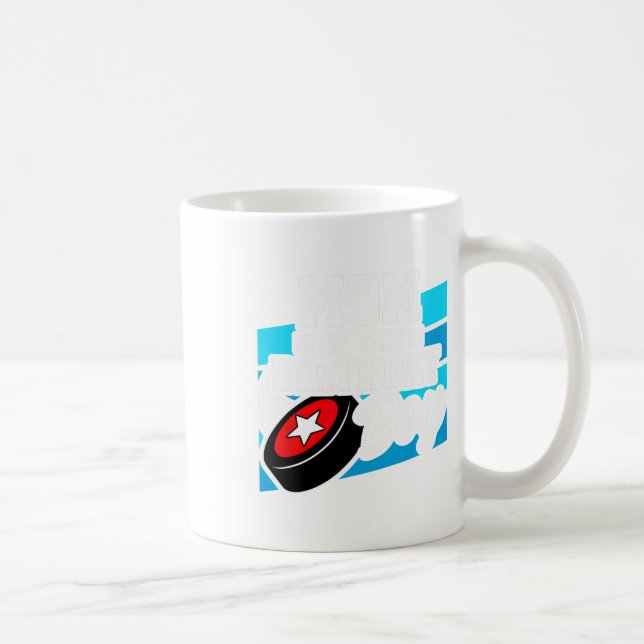 Hockey Birthday - Birthday Mom - Boys Hockey Birth Coffee Mug (Right)