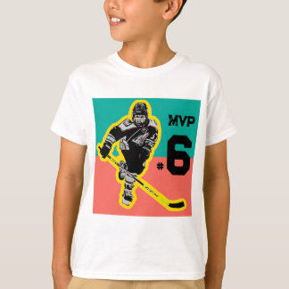 Hockey Birthday T-shirt Personalized