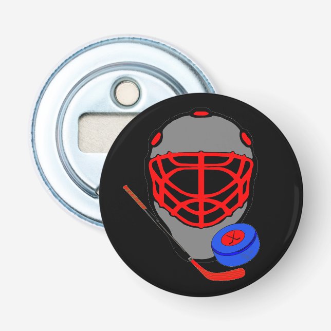 Hockey Bottle Opener - Hockey Party Favors (Front)