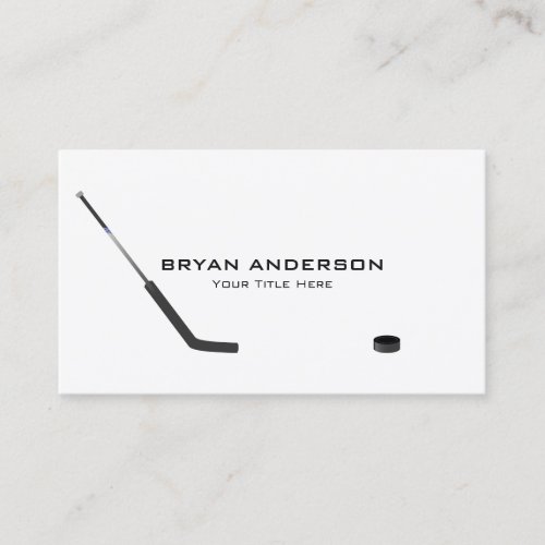 Hockey Business Card