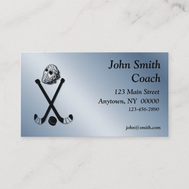 Hockey Business Card (Front)