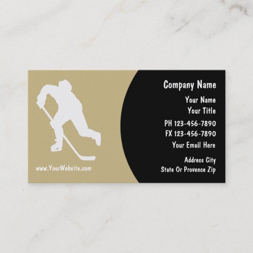 Hockey Business Cards
