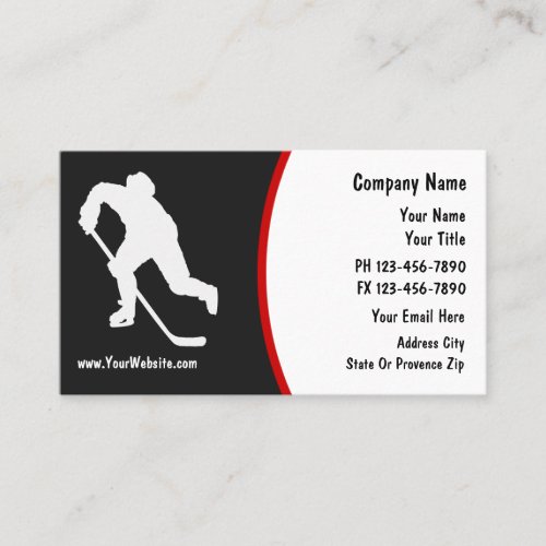 Hockey Business Cards