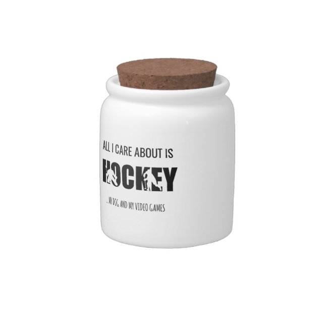 Hockey Candy Jar (Right)