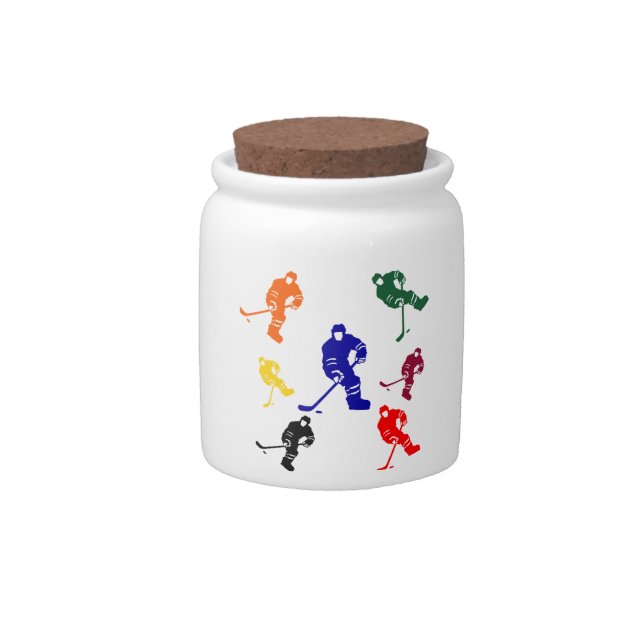 HOCKEY CANDY JAR (Front)