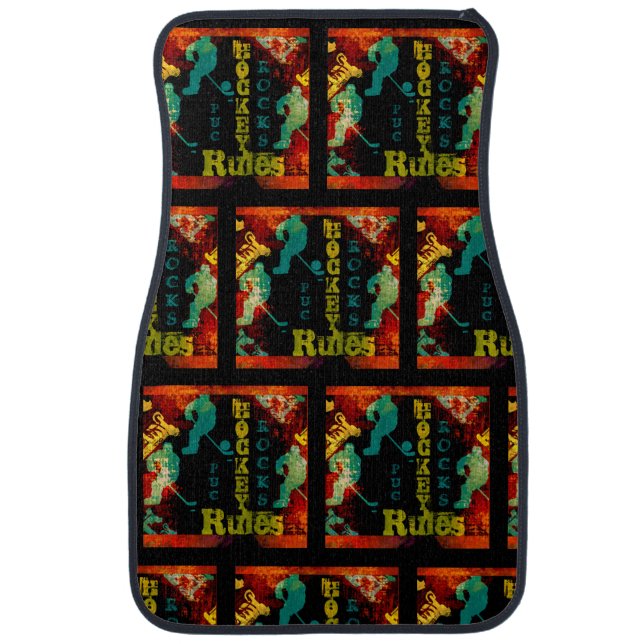 HOCKEY        CAR FLOOR MAT (Front)