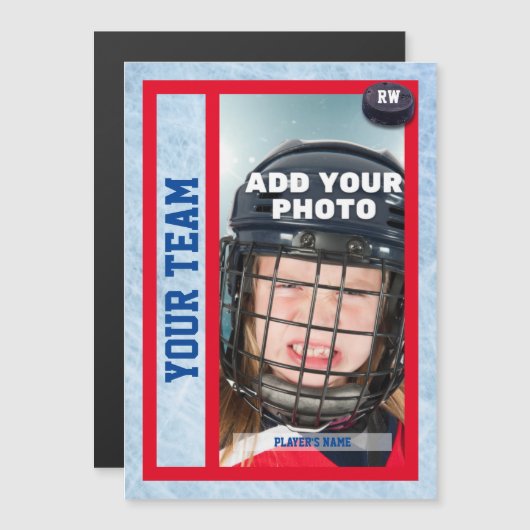 Hockey Card Souvenir (Front/Back)