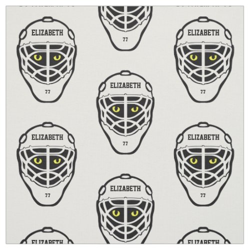 Hockey Cat Eyes Helmet Fabric