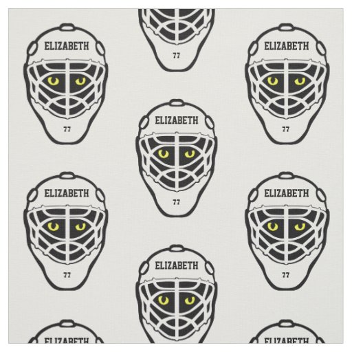 Hockey Cat Eyes Helmet Fabric