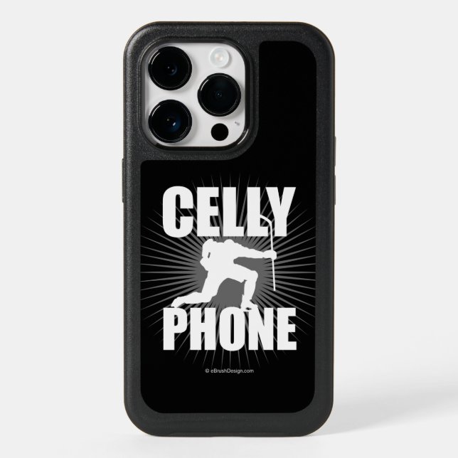Hockey Celly Phone OtterBox iPhone Case (Back)