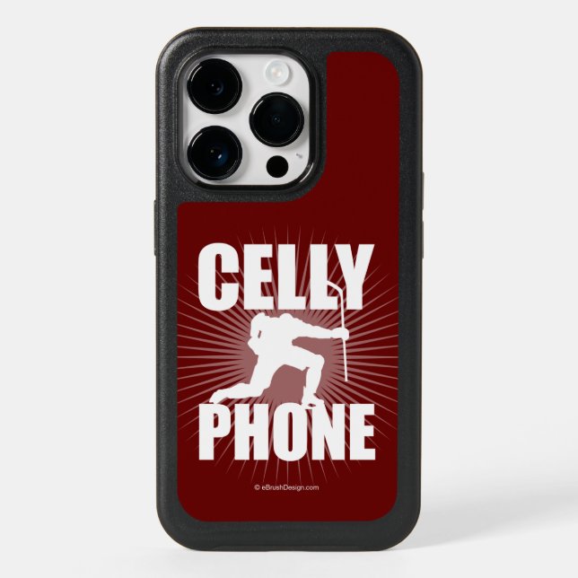 Hockey Celly Phone OtterBox iPhone Case (Back)