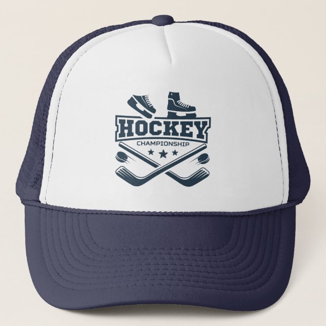 Hockey Championship Trucker Hat (Front)