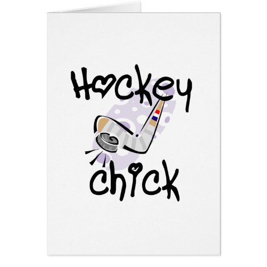 Hockey Chick T-shirts and Gifts (Front)