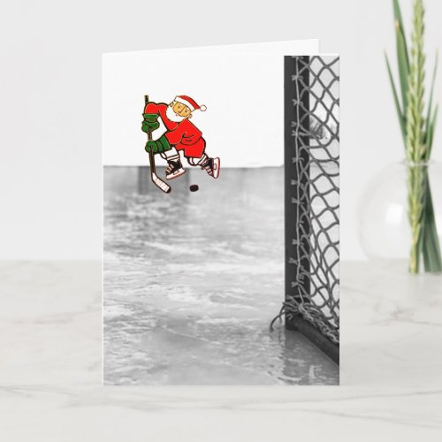 Hockey Christmas Cards