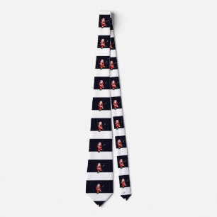 Hockey Christmas Holiday Neck Tie