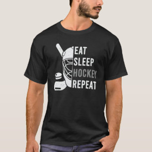 Hockey Christmas Sleep  For Teen Adult Men Women X T-Shirt