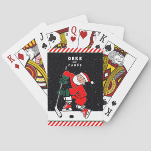 Hockey Christmas Stocking Stuffers Poker Cards