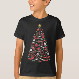 Hockey Christmas Tree T-Shirt