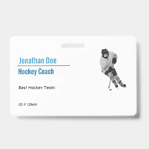Hockey Coach Badge