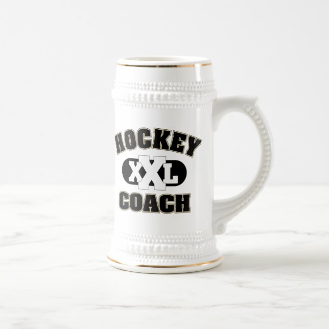 Hockey Coach Beer Stein (Right)