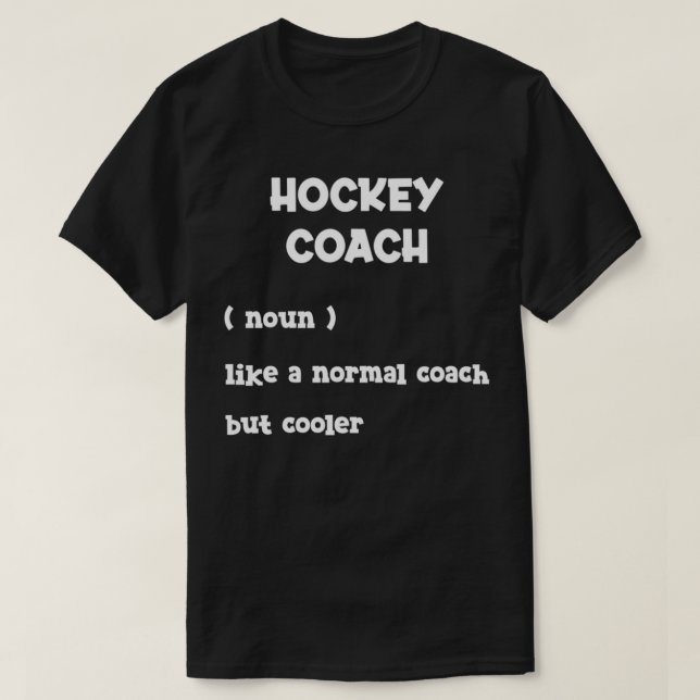 Hockey Coach Definition Classic T-Shirt (Design Front)