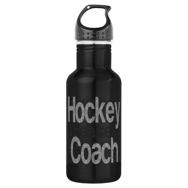 Hockey Coach Extraordinaire Water Bottle (Front)