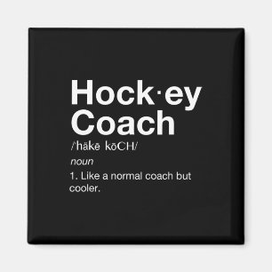 Hockey Coach Fun Sport Coaching Definition  Magnet
