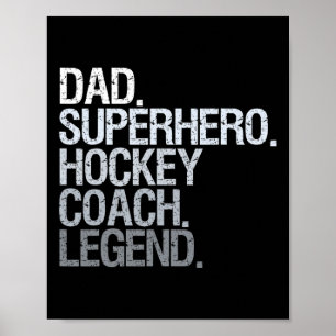 Hockey coach  Ice Hockey Player Gift  1 Poster