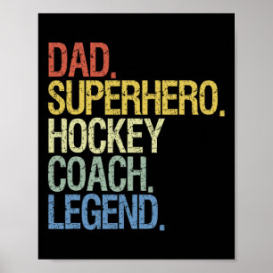 hockey coach Ice Hockey Player Gift 3 Poster