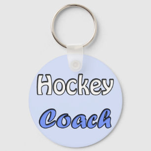 Hockey Coach Keychain