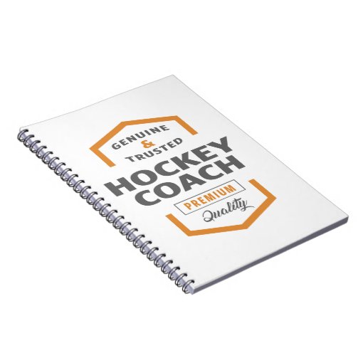 Hockey Coach Notebook Zazzle