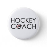 Hockey Coach Pinback Button