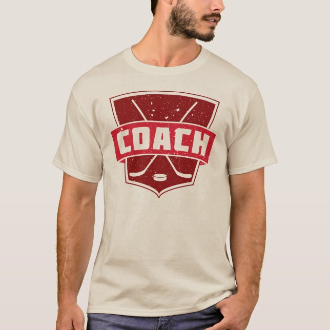 Hockey Coach Retro Style Men's T-Shirt (Front)