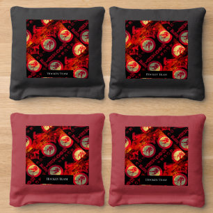 Hockey Cornhole Bags