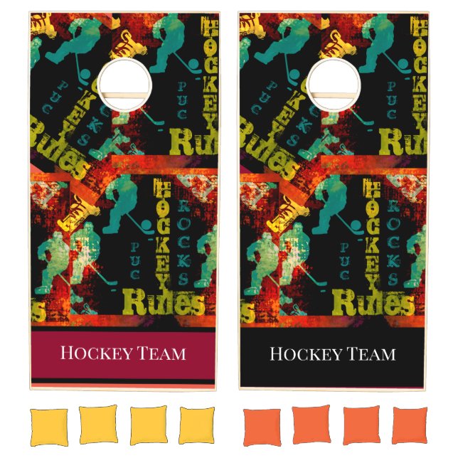 Hockey Cornhole Set (Set)