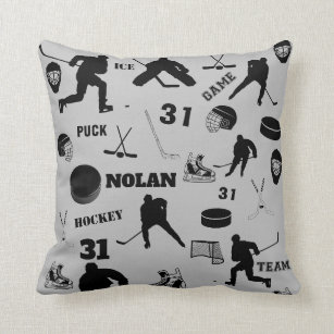 Hockey Pillowcase - Eat. Sleep. Hockey.