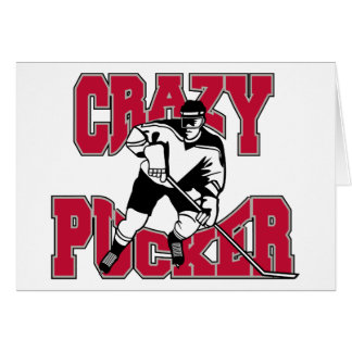 Hockey Crazy Pucker Cards